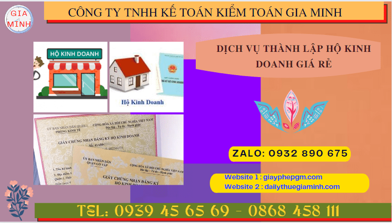 DỊCH VỤ THÀNH LẬP HỘ KINH DOANH GIÁ RẺ TẠI BẮC KẠN 6 Dịch vụ tư vấn thành lập hộ kinh doanh cá thể giá rẻ tại Bắc Kạn