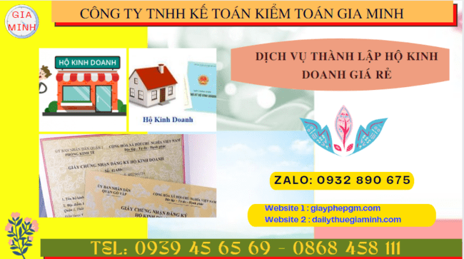 DỊCH VỤ THÀNH LẬP HỘ KINH DOANH GIÁ RẺ TẠI BẠC LIÊU 6 Dịch vụ tư vấn thành lập hộ kinh doanh cá thể giá rẻ tại Bạc Liêu