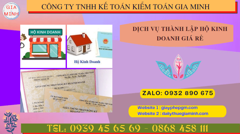 DỊCH VỤ THÀNH LẬP HỘ KINH DOANH GIÁ RẺ TẠI BẮC NINH 6 Dịch vụ tư vấn thành lập hộ kinh doanh cá thể giá rẻ tại Bắc Ninh