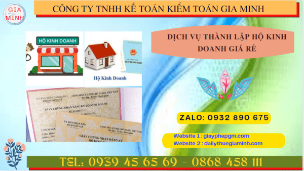 Dịch vụ thành lập hộ kinh doanh giá rẻ tại bình dương 6 Dịch vụ tư vấn thành lập hộ kinh doanh cá thể giá rẻ tại Bình Dương