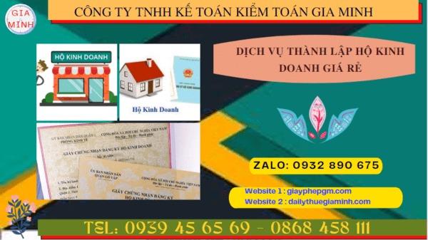 Dịch vụ tư vấn thành lập hộ kinh doanh cá thể giá rẻ tại Bình Phước