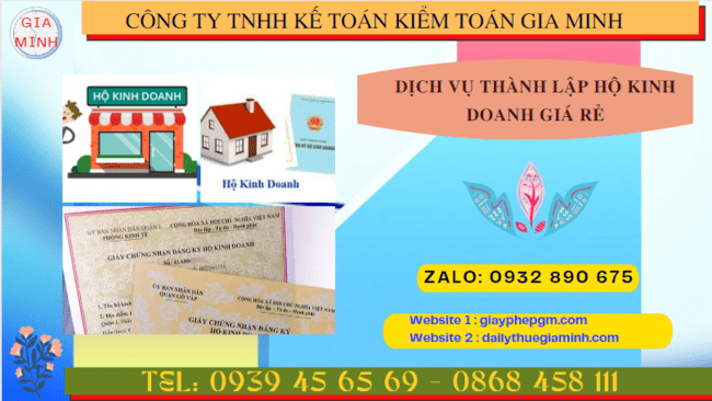Dịch vụ thành lập hộ kinh doanh giá rẻ tại đắk lắk 6 Dịch vụ tư vấn thành lập hộ kinh doanh cá thể giá rẻ tại Đắk Lắk