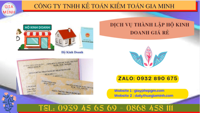 Dịch vụ thành lập hộ kinh doanh giá rẻ tại đồng tháp 6 Dịch vụ tư vấn thành lập hộ kinh doanh cá thể giá rẻ tại Đồng Tháp