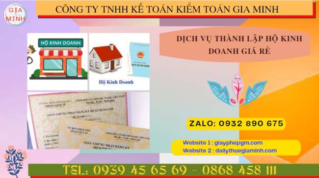 DỊCH VỤ THÀNH LẬP HỘ KINH DOANH GIÁ RẺ TẠI HÀ NAM 6 Dịch vụ tư vấn thành lập hộ kinh doanh cá thể giá rẻ tại Hà Nam