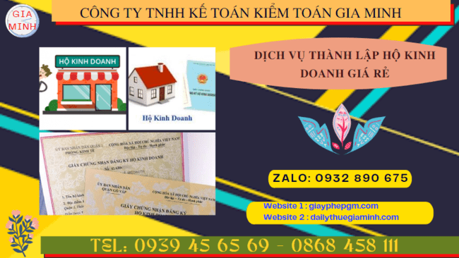 Dịch vụ thành lập hộ kinh doanh giá rẻ tại hậu giang 6 Dịch vụ tư vấn thành lập hộ kinh doanh cá thể giá rẻ tại Hậu Giang