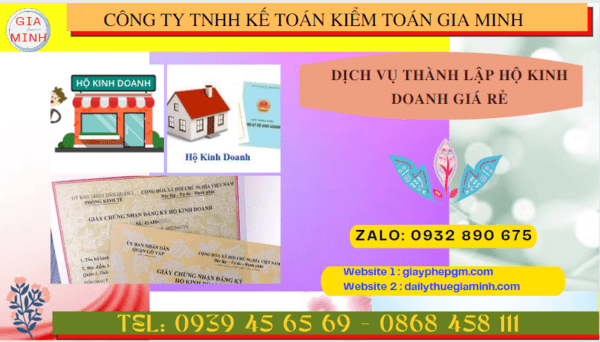DỊCH VỤ THÀNH LẬP HỘ KINH DOANH GIÁ RẺ TẠI HƯNG YÊN 6 Dịch vụ tư vấn thành lập hộ kinh doanh cá thể giá rẻ tại Hưng Yên