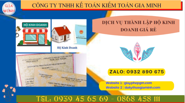 DỊCH VỤ THÀNH LẬP HỘ KINH DOANH GIÁ RẺ TẠI KHÁNH HÒA 6 Dịch vụ tư vấn thành lập hộ kinh doanh cá thể giá rẻ tại Khánh Hòa