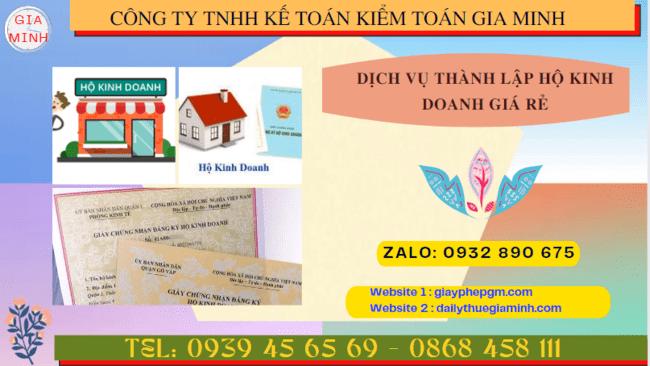 Dịch vụ thành lập hộ kinh doanh giá rẻ tại kiên giang 6 Dịch vụ tư vấn thành lập hộ kinh doanh cá thể giá rẻ tại Kiên Giang