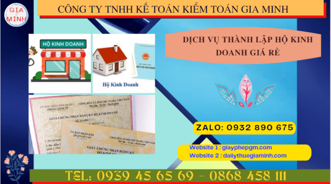 Dịch vụ thành lập hộ kinh doanh giá rẻ tại kon tum 6 Dịch vụ tư vấn thành lập hộ kinh doanh cá thể giá rẻ tại Kon Tum
