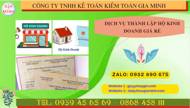 DỊCH VỤ THÀNH LẬP HỘ KINH DOANH GIÁ RẺ TẠI LAI CHÂU 6 Dịch vụ tư vấn thành lập hộ kinh doanh cá thể giá rẻ tại Lai Châu