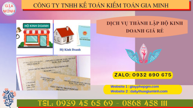 DỊCH VỤ THÀNH LẬP HỘ KINH DOANH GIÁ RẺ TẠI NGHỆ AN 6 Dịch vụ tư vấn thành lập hộ kinh doanh cá thể giá rẻ tại Nghệ An