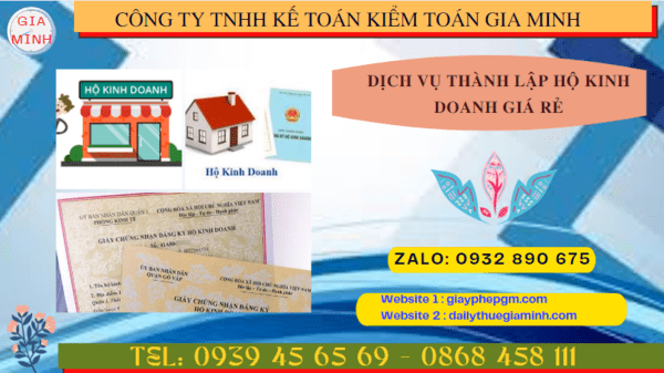 DỊCH VỤ THÀNH LẬP HỘ KINH DOANH GIÁ RẺ TẠI QUẢNG NAM 6 Dịch vụ tư vấn thành lập hộ kinh doanh cá thể giá rẻ tại Quảng Nam