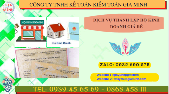 Dịch vụ thành lập hộ kinh doanh giá rẻ tại tây ninh 6 Dịch vụ tư vấn thành lập hộ kinh doanh cá thể giá rẻ tại Tây Ninh
