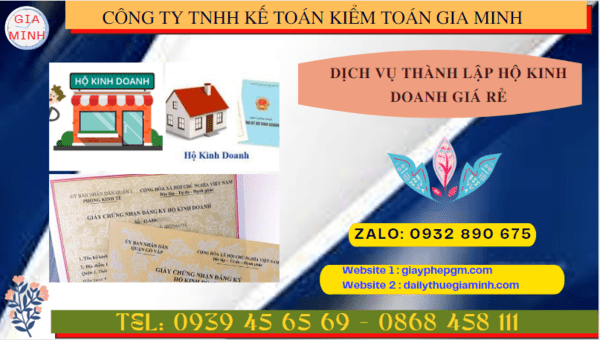 DỊCH VỤ THÀNH LẬP HỘ KINH DOANH GIÁ RẺ TẠI THÁI NGUYÊN 6 Dịch vụ tư vấn thành lập hộ kinh doanh cá thể giá rẻ tại Thái Nguyên