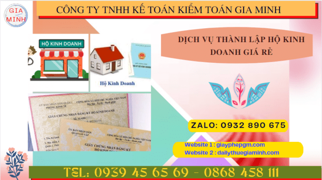 Dịch vụ tư vấn thành lập hộ kinh doanh cá thể giá rẻ tại Thành Phố Cần Thơ