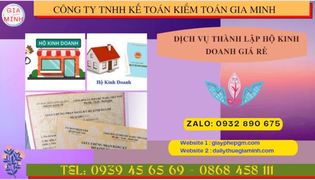 Dịch vụ tư vấn thành lập hộ kinh doanh cá thể giá rẻ tại Thành Phố Hà Nội