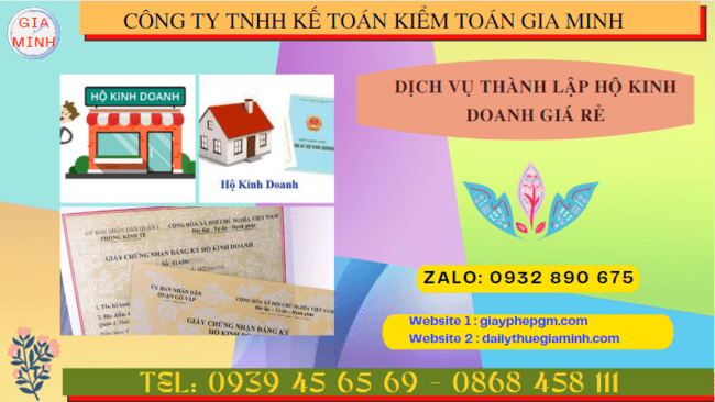 DỊCH VỤ THÀNH LẬP HỘ KINH DOANH GIÁ RẺ TẠI THÀNH PHỐ HUẾ 6 Dịch vụ tư vấn thành lập hộ kinh doanh cá thể giá rẻ tại Thành Phố Huế