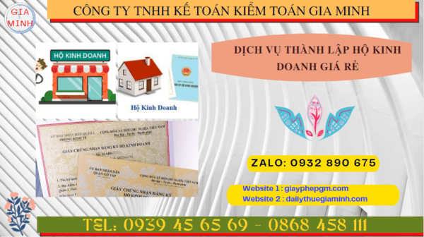 Dịch vụ tư vấn thành lập hộ kinh doanh cá thể giá rẻ tại TP Cần Thơ