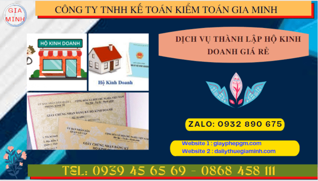 Dịch vụ tư vấn thành lập hộ kinh doanh cá thể giá rẻ tại Thành phố Phủ Lý