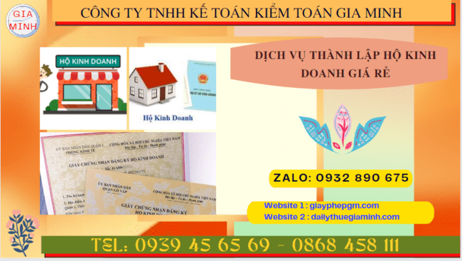 DỊCH VỤ THÀNH LẬP HỘ KINH DOANH GIÁ RẺ TẠI TP HẢI PHÒNG 6 Dịch vụ tư vấn thành lập hộ kinh doanh cá thể giá rẻ tại TP Hải Phòng