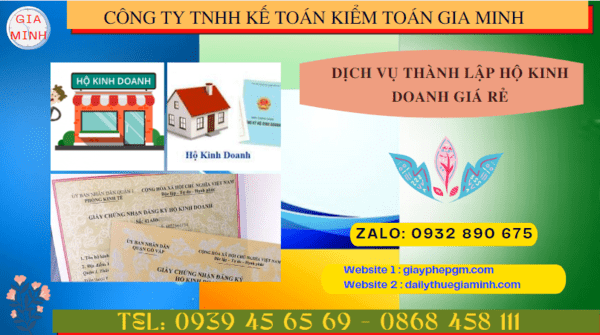 DỊCH VỤ THÀNH LẬP HỘ KINH DOANH GIÁ RẺ TẠI VĨNH PHÚC 6 Dịch vụ tư vấn thành lập hộ kinh doanh cá thể giá rẻ tại Vĩnh Phúc