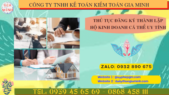 THỦ TỤC ĐĂNG KÝ THÀNH LẬP HỘ KINH DOANH CÁ THỂ TẠI BẠC LIÊU UY TÍN 6 Dịch vụ tư vấn thành lập hộ kinh doanh cá thể tại Bạc Liêu