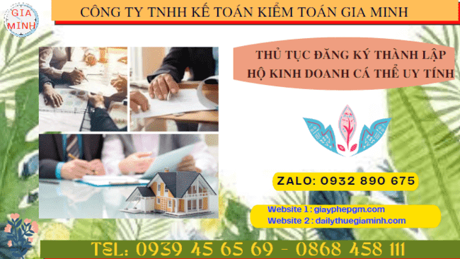 Dịch vụ tư vấn thành lập hộ kinh doanh cá thể tại Bến Tre