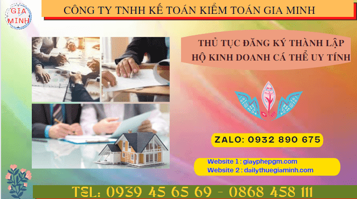 THỦ TỤC ĐĂNG KÝ THÀNH LẬP HỘ KINH DOANH CÁ THỂ TẠI BÌNH THUẬN UY TÍN 6 Dịch vụ tư vấn thành lập hộ kinh doanh cá thể tại Bình Thuận