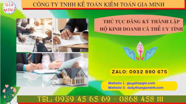 Dịch vụ tư vấn thành lập hộ kinh doanh cá thể tại Đồng Tháp