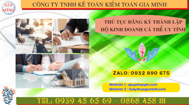 THỦ TỤC ĐĂNG KÝ THÀNH LẬP HỘ KINH DOANH CÁ THỂ TẠI HÀ TĨNH UY TÍN 6 Dịch vụ tư vấn thành lập hộ kinh doanh cá thể tại Hà Tĩnh