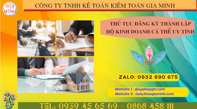 THỦ TỤC ĐĂNG KÝ THÀNH LẬP HỘ KINH DOANH CÁ THỂ TẠI HÒA BÌNH UY TÍN 6 Dịch vụ tư vấn thành lập hộ kinh doanh cá thể tại Hòa Bình