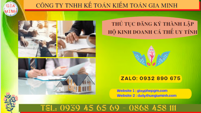 THỦ TỤC ĐĂNG KÝ THÀNH LẬP HỘ KINH DOANH CÁ THỂ TẠI LONG AN UY TÍN 6 Dịch vụ tư vấn thành lập hộ kinh doanh cá thể tại Long An