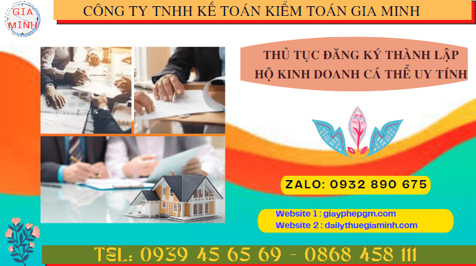 THỦ TỤC ĐĂNG KÝ THÀNH LẬP HỘ KINH DOANH CÁ THỂ TẠI NAM ĐỊNH UY TÍN 6 Dịch vụ tư vấn thành lập hộ kinh doanh cá thể tại Nam Định