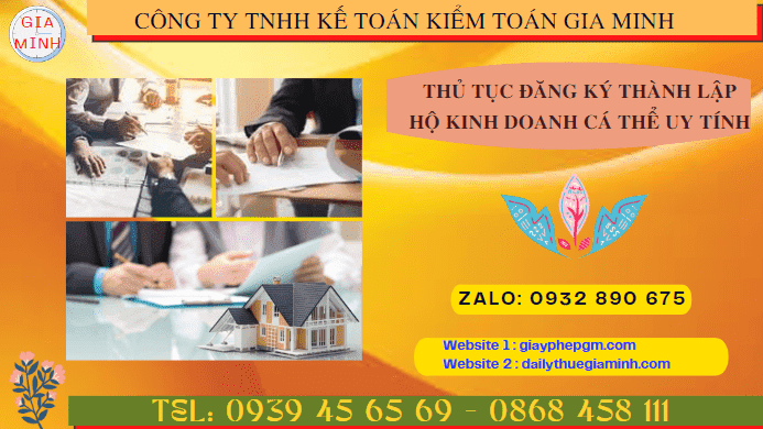 THỦ TỤC ĐĂNG KÝ THÀNH LẬP HỘ KINH DOANH CÁ THỂ TẠI PHÚ THỌ UY TÍN 6 Dịch vụ tư vấn thành lập hộ kinh doanh cá thể tại Phú Thọ