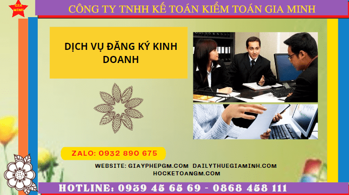 Hồ sơ đăng ký kinh doanh tại Bạc Liêu