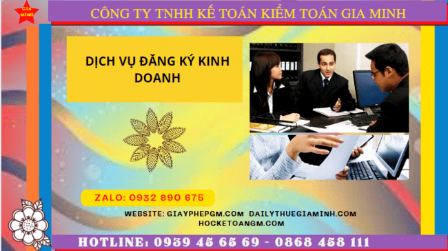 Dịch vụ đăng ký kinh doanh tại Hà Nam 6 Hồ sơ đăng ký kinh doanh tại Hà Nam