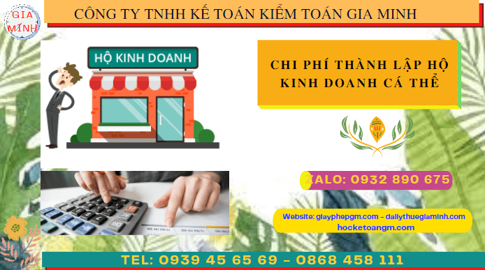 Hồ sơ để thành lập hộ kinh doanh tại Bạc Liêu 