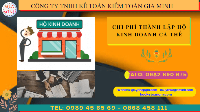 CHI PHÍ THÀNH LẬP HỘ KINH DOANH CÁ THỂ TRỌN GÓI TẠI CAO BẰNG 6 Hồ sơ để thành lập hộ kinh doanh tại Cao Bằng