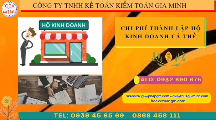 Chi phí thành lập hộ kinh doanh cá thể trọn gói tại Phú Thọ 6 Hồ sơ để thành lập hộ kinh doanh tại Phú Thọ
