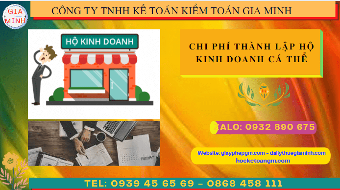 CHI PHÍ THÀNH LẬP HỘ KINH DOANH CÁ THỂ TRỌN GÓI TẠI QUẢNG TRỊ 6 Hồ sơ để thành lập hộ kinh doanh tại Quảng Trị