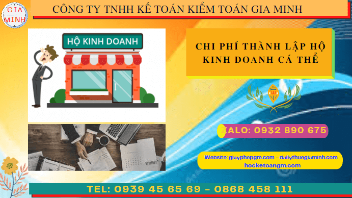 CHI PHÍ THÀNH LẬP HỘ KINH DOANH CÁ THỂ TRỌN GÓI TẠI SƠN LA 6 Hồ sơ để thành lập hộ kinh doanh tại Sơn La