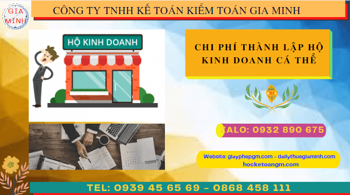 CHI PHÍ THÀNH LẬP HỘ KINH DOANH CÁ THỂ TRỌN GÓI TẠI THÁI BÌNH 6 Hồ sơ để thành lập hộ kinh doanh tại Thái Bình