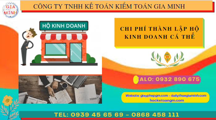 CHI PHÍ THÀNH LẬP HỘ KINH DOANH CÁ THỂ TRỌN GÓI TẠI THÁI NGUYÊN 6 Hồ sơ để thành lập hộ kinh doanh tại Thái Nguyên