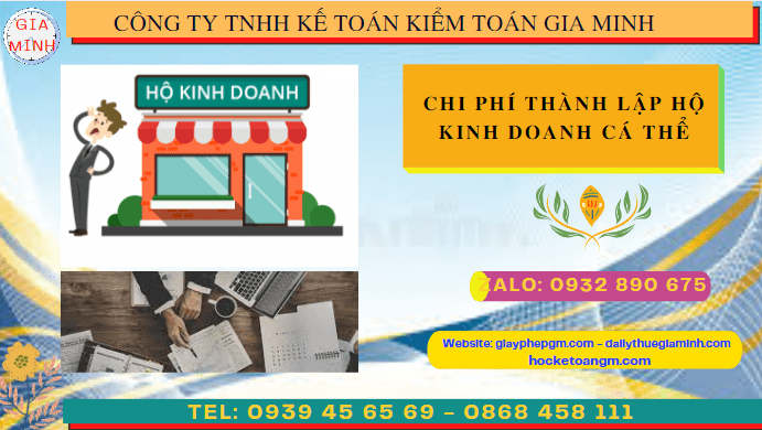 CHI PHÍ THÀNH LẬP HỘ KINH DOANH CÁ THỂ TRỌN GÓI TẠI THANH HÓA 6 Hồ sơ để thành lập hộ kinh doanh tại Thanh Hóa