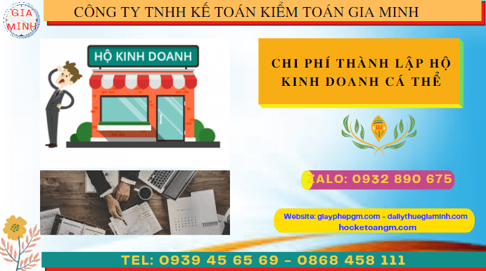 CHI PHÍ THÀNH LẬP HỘ KINH DOANH CÁ THỂ TRỌN GÓI TẠI THÀNH PHỐ HƯNG YÊN 6 Hồ sơ để thành lập hộ kinh doanh tại Thành Phố Hưng Yên