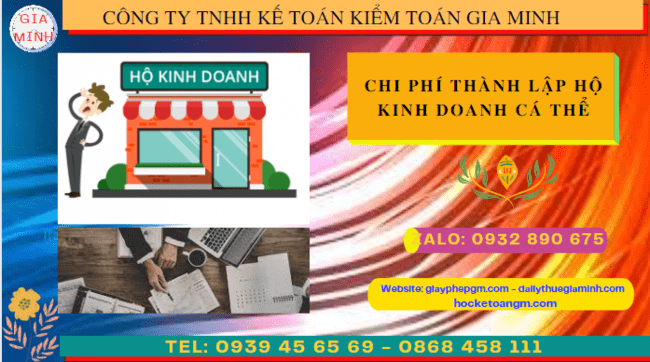 Chi phí thành lập hộ kinh doanh cá thể trọn gói tại Vĩnh Phúc 6 Hồ sơ để thành lập hộ kinh doanh tại Vĩnh Phúc