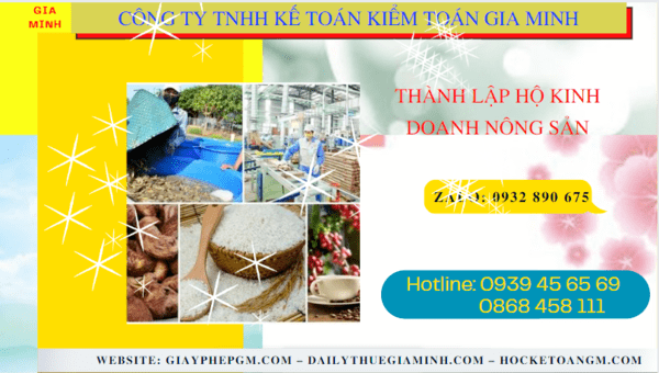 Thành lập hộ kinh doanh nông sản tại An Giang 4 Hồ sơ thành lập hộ kinh doanh nông sản tại An Giang