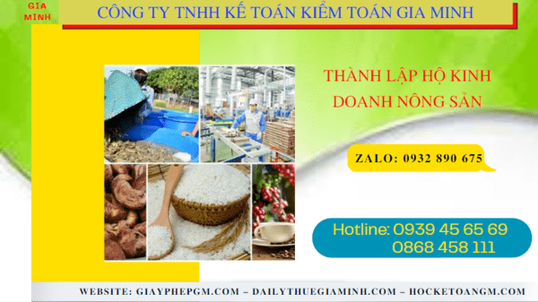 Thành lập hộ kinh doanh nông sản tại bình thuận 7 Hồ sơ thành lập hộ kinh doanh nông sản tại Bình Thuận