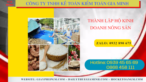 Thành lập hộ kinh doanh nông sản tại gia lai 7 Hồ sơ thành lập hộ kinh doanh nông sản tại Gia Lai