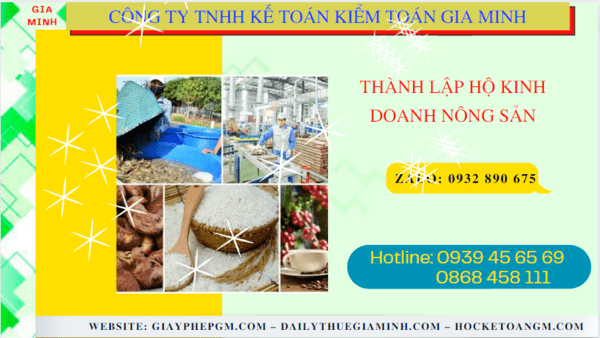 Thành lập hộ kinh doanh nông sản tại hậu giang 7 Hồ sơ thành lập hộ kinh doanh nông sản tại Hậu Giang